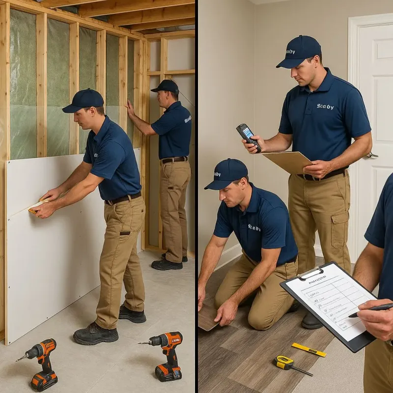 Repairs and Reconstruction process in Midland Beach, NY