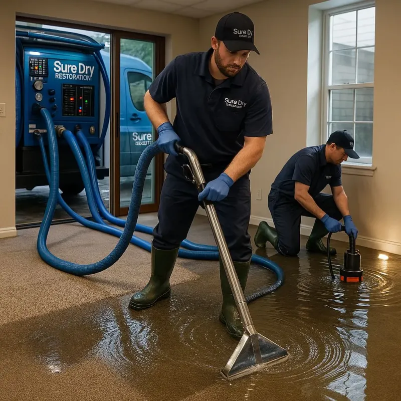 Water Extraction and Removal process in Midland Beach, NY